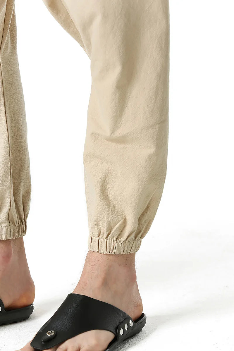 Cotton and Linen Harem Pants