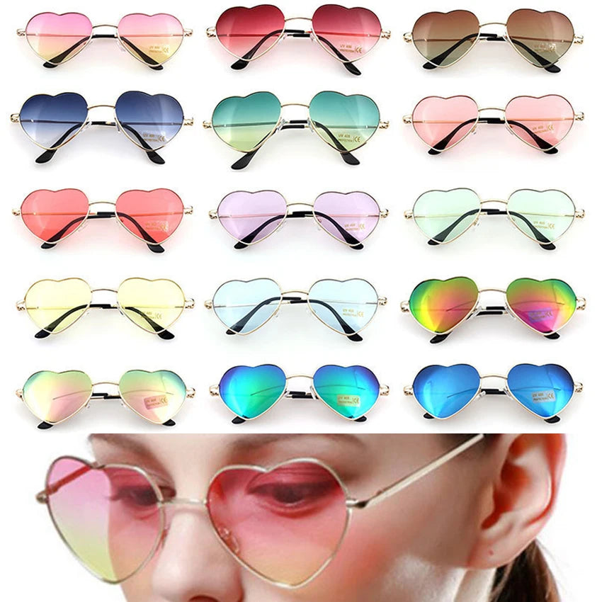 Cute Heart Style Sunglasses