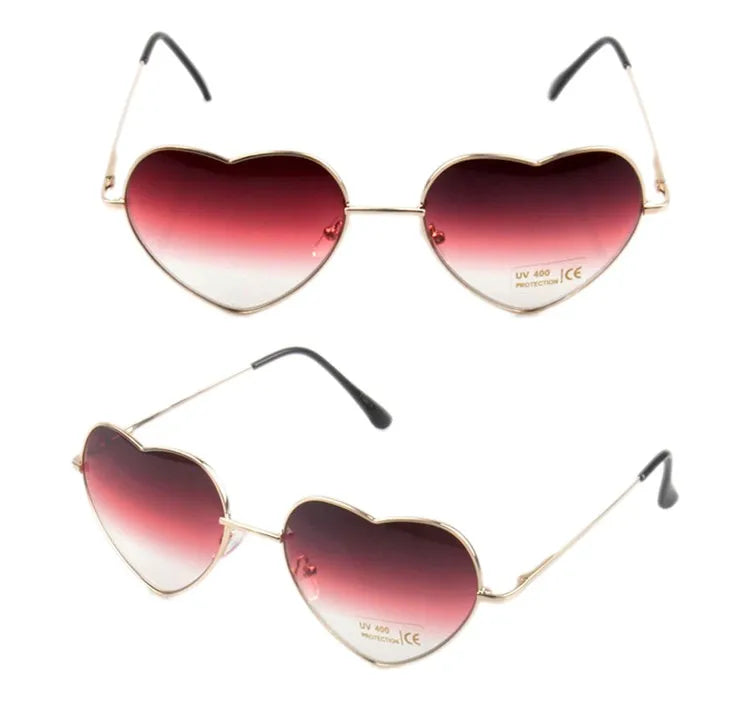 Cute Heart Style Sunglasses